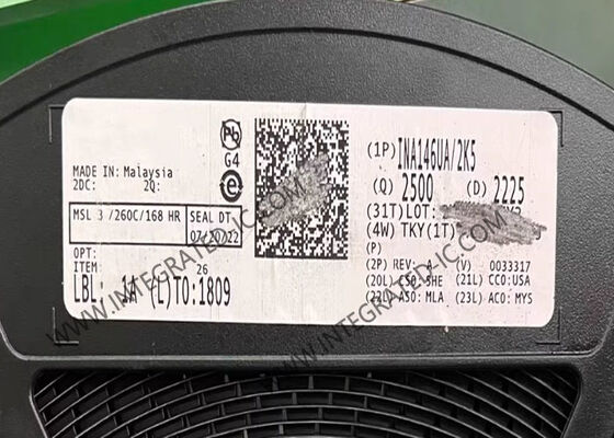 INA146UA Высоковольтный прецизионный программируемый усилитель разности с широким диапазоном напряжений питания