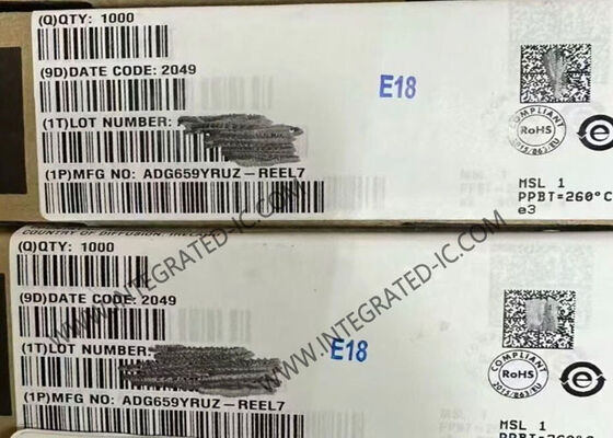 ADG659YRUZ 4-канальный маловольтный КМОП аналоговый мультиплексор, интегральная схема, с сопротивлением открытого канала 75 Ом