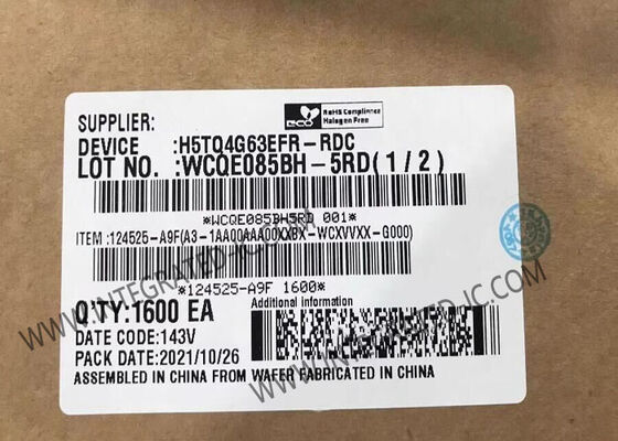 H5TQ4G63EFR-RDC 4Gbit DDR3 SDRAM Memory IC Chip с скоростью передачи данных 2133Mbps в пакете FBGA-96 для приложений высокой плотности