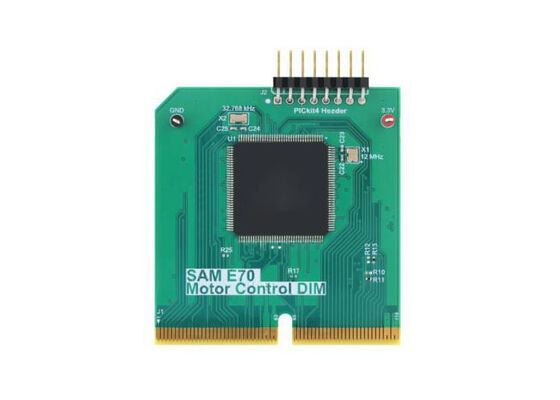 EV87E90A Встраиваемые решения SAME70 для управления двигателем, двухрядный модуль