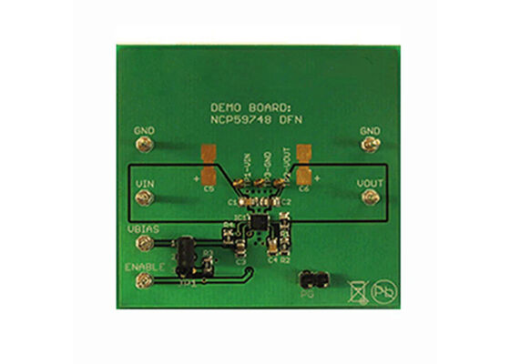 NCP59748MN1ADJTBGEVB Встроенные решения 1.5V 1.5A Линейный регулятор напряжения