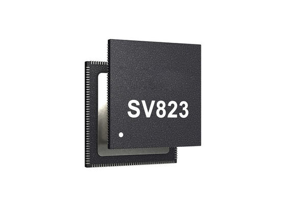 Микросхема AI-процессора SV823 с AI SoC чипом производительностью 1.0 TOPS, оснащенная двухъядерным процессором и корпусом QFN128