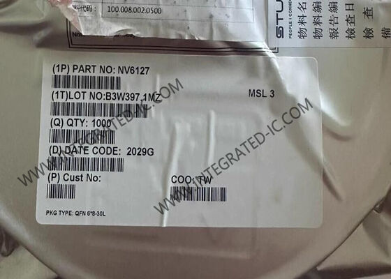 NV6127 GaN IC 650В 12A силовой распределительный переключатель в корпусе 30-QFN для приложений быстрой зарядки