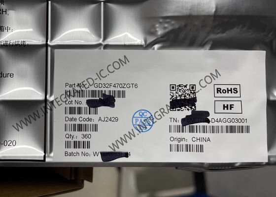 Микроконтроллер GD32F470ZGT6 MCU 32-разрядный 240 МГц Arm Cortex-M4 в корпусе LQFP144