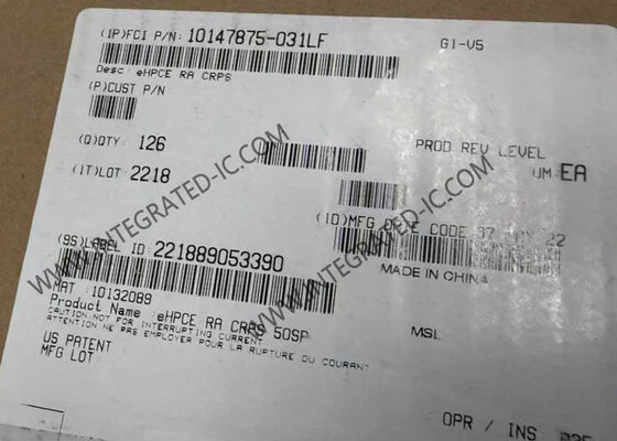 10147875-031LF eHPCE Улучшенный краевой разъем высокомощной карты с номинальным напряжением 12 В и золотой покрытием