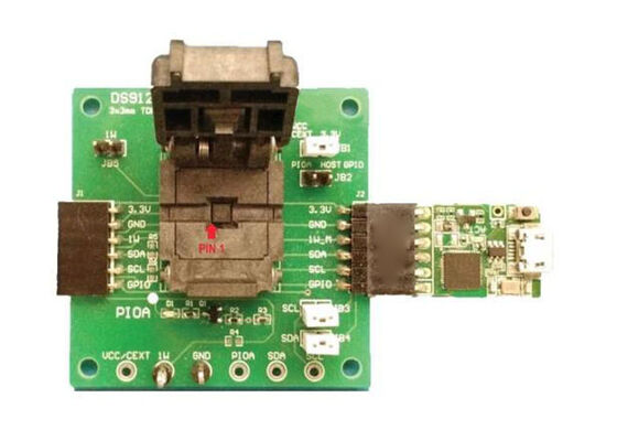 DS28E16EVKIT Встроенные решения DS28E16 DeepCover SHA-3 1-Wire аутентификатор, оценочный комплект