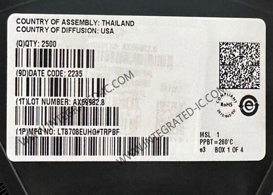 LT8708EUHG Integrated Circuit Chip 80V Бидирекционный контроллер постоянного тока (DC) с поддержкой Buck-Boost с частотой переключения 400 кГц