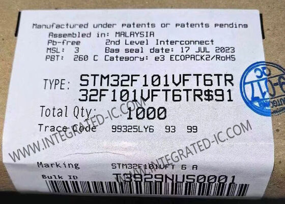 Микроконтроллер MCU STM32F101VFT6TR с 36MHz ARM Cortex-M3 Core и 768KB Флэш-памяти