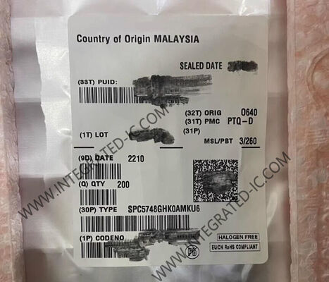 SPC5748GHK0AMKU6 32-битный трехъядерный микроконтроллер MCU с 6MB FLASH 32-канальными eDMA и LQFP176 пакетом