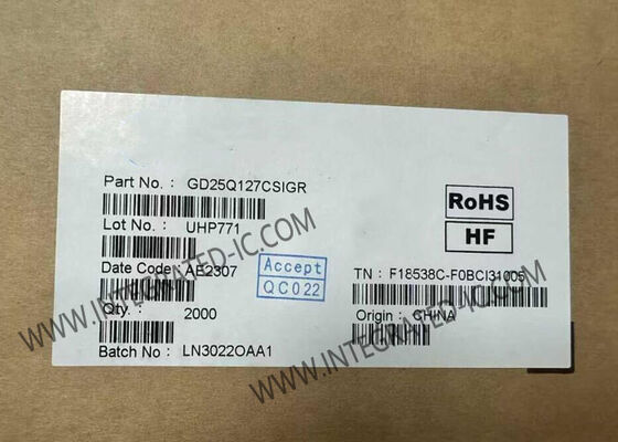 GD25Q127CSIGR 128M-bit 104MHz Quad I/O Memory IC Chip Serial Flash NOR Memory 8-SOIC (Чеп с серийной вспышкой или памятью 8-SOIC)