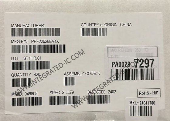 PEF22628EV1X Двухканальная система SHDSL на чипе с SHDSL.bis для применения EFM