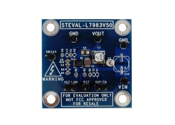 STEVAL-L7983V50 Встроенные решения L7983PU50R Step Down DC/DC Converter Evaluation Board