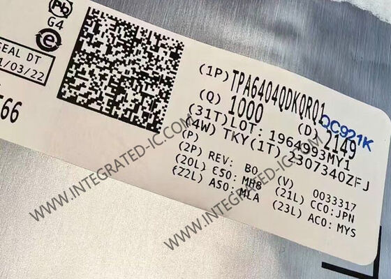 TPA6404QDKQRQ1 Чип интегральной схемы 45 Вт 4-канальный Усилитель звука автомобильного класса D