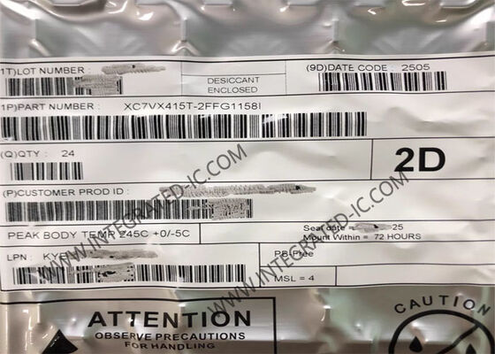 XC7VX415T-2FFG1158I 640 МГц Поле программируемый шлюз массив FPGA программируемый логический IC