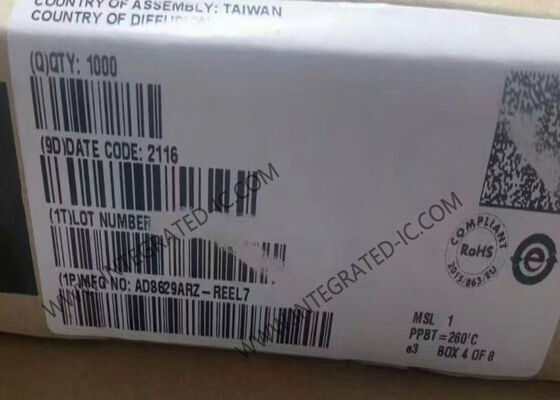 AD8629ARZ Чип интегральной схемы 2,5 МГц операционный усилитель с нулевым дрейфом с входом от рельса к рельсу и низким пристрастием тока