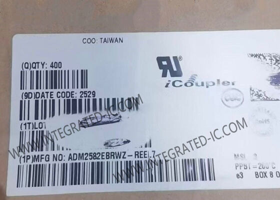 ADM2582EBRWZ Integrated Circuit Chip с изоляцией 2500Vrms и скоростью передачи данных 16 Мбит/с RS-485 Transceiver с защитой от ESD ±15 кВ