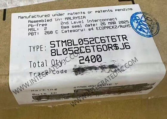 STM8L052C6T6TR Микроконтроллер MCU 8-битный 16MHz Сверхнизкомощный EnergyLite микроконтроллер