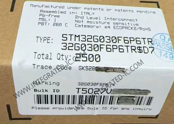 STM32G030F6P6TR Микроконтроллер MCU одноядерный 32KB Flash Embedded MCU TSSOP20