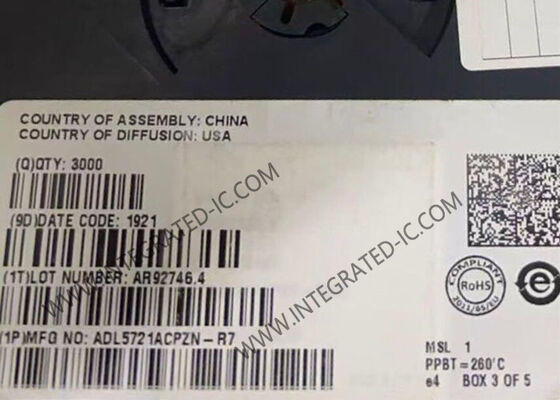 Беспроводной коммуникационный модуль ADL5721ACPZN-R7, Узкополосный ВЧ-усилитель, LFCSP8