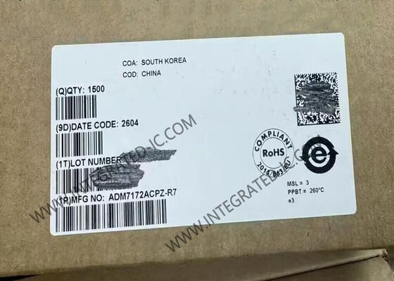 Интегральная схема ADM7172ACPZ, линейный стабилизатор с низким падением напряжения 2А, корпус LFCSP-8, LDO стабилизатор