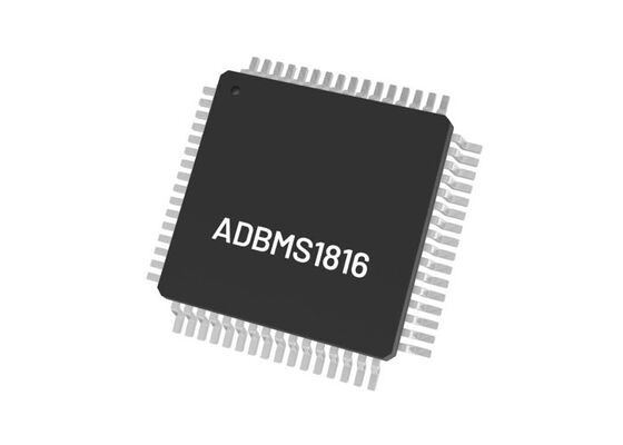 Интегральная схема ADBMS1816WCCSZ, многоэлементный монитор батареи, корпус LQFP-64, микросхема управления батареей