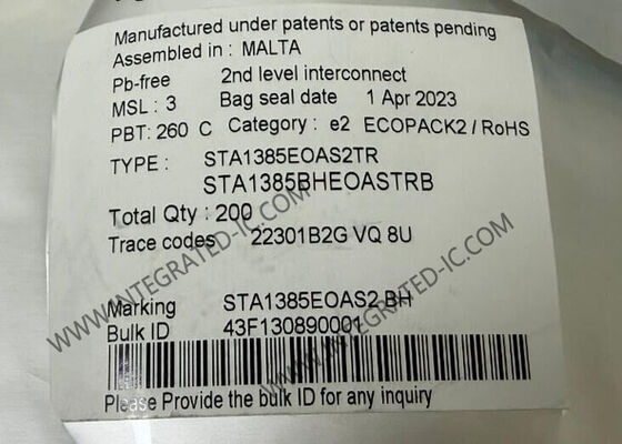 STA1385EOAS2TR Микроконтроллер MCU Telemaco3P Автомобильная телематика и микропроцессор связи
