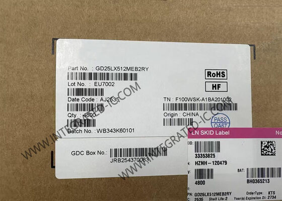 GD25LX512MEB2RY 512Mbit высокоскоростной октальный SPI NOR флэш-память IC чип с 1,8 В низкой мощностью TFBGA-24