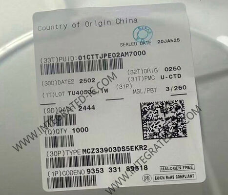 MCZ33903DS5EKR2 Система интегральных микросхем с высокоскоростным интерфейсом CAN LIN и питанием от 5,5 В до 28 В