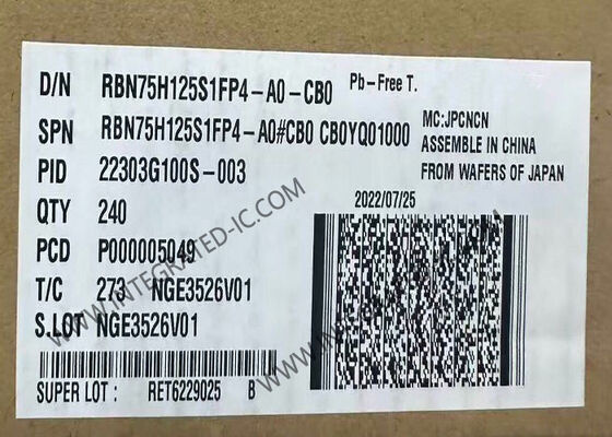 RBN75H125S1FP4-A0 1250V 75A IGBT транзисторный интегральный микросхема чип для переключения мощности приложений