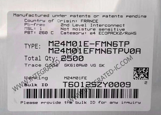 M24M01E-FMN6TP 1Mbit Неволатильная EEPROM память IC чип в пакете SOIC8