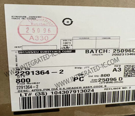 2291364-2 Автомобильный соединитель 800В 4POS с позолоченными контактами для передачи сигнала