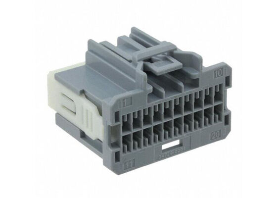 34729-0201 Разъемы 20POS Двухрядный Серый Корпус гнезда Stac64