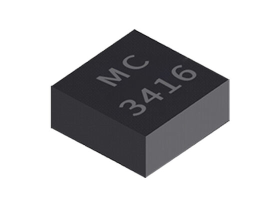 MC3416-P 3-осевой датчик акселерометра с диапазоном ±16g, полосой пропускания 128-1024 Гц в корпусе LGA-12