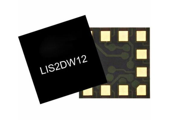 LIS2DW12 Датчик ИС 3-осевой линейный акселерометр с ультранизким энергопотреблением, высокой устойчивостью к ударам и множеством режимов работы