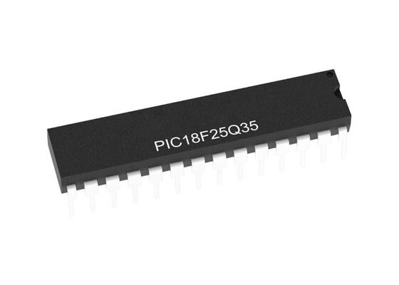 PIC18F25Q35-I/SP Микроконтроллер MCU низкой мощности 8-бит 64MHz 1.8V до 5.5V MCU для краевых узлов IoT