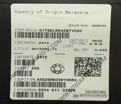 A5G26H605W19NR3 Интегральная микросхема N-канальный MOSFET-транзистор с улучшением 85 Вт для 2496-2690 МГц с высоким входным сопротивлением