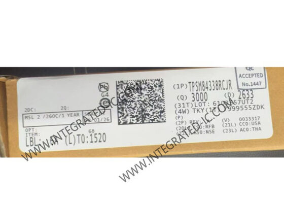 TPSM84338RCJR 3A Синхронный понижающий силовой модуль Интегральная схема с выбираемым пользователем режимом