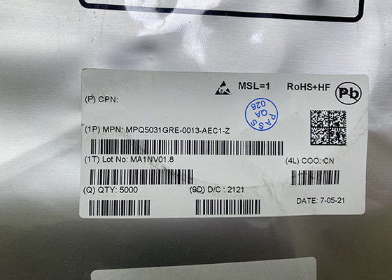 Автомобиль MPQ5031 откалывает регулятор QFN20 подачи энергии USB MPQ5031GRE-0013-AEC1-Z