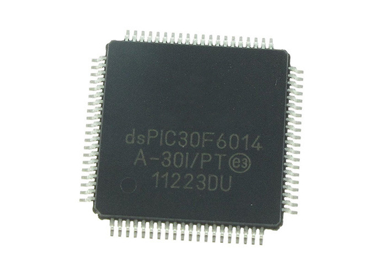 Регуляторы цифрового сигнала обломока DSPIC30F6014A-30I/PT интегральной схемаы высокопроизводительные шестнадцатиразрядные