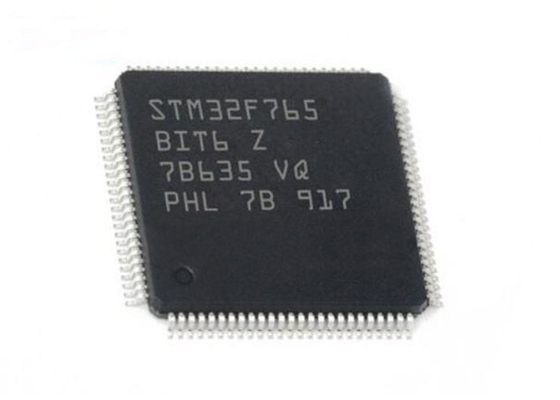 Микроконтроллер IC Одно-ядра 216MHz обломока STM32F765BIT6 интегральной схемаы