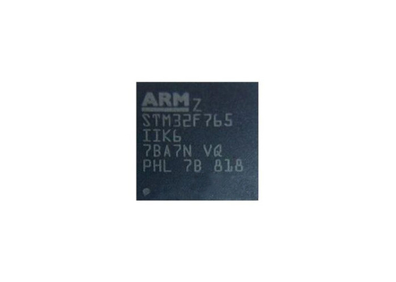 Обломок STM32F765IIK6 интегральной схемаы подготовляет трицатидвухразрядный микроконтроллер IC Одно-ядра Cortex-M7