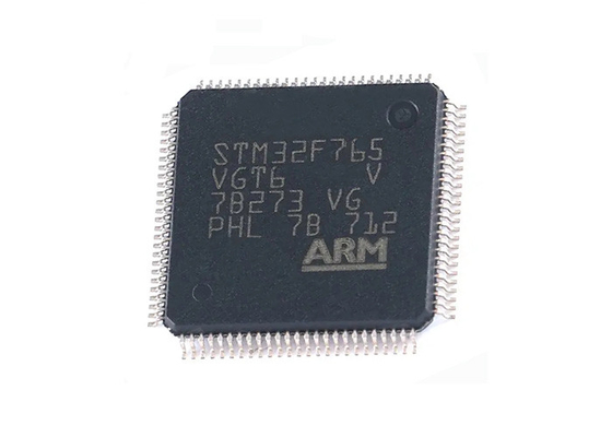 Микроконтроллер IC 100-LQFP ядра обломока STM32F765VGT6 1MB интегральной схемаы одиночный