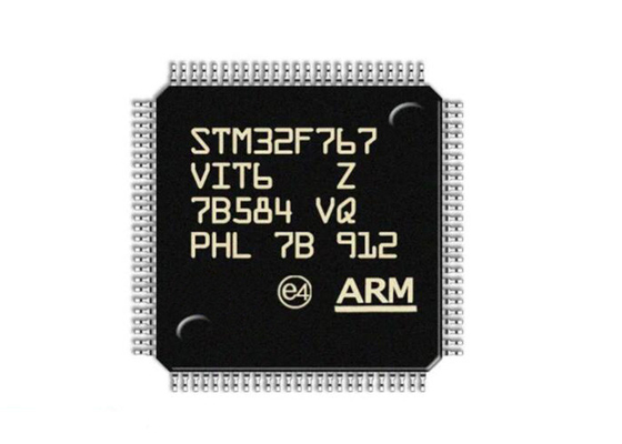 Ядр IC LQFP100 микроконтроллера высокой эффективности STM32F767VIT6 2Mbytes одиночное