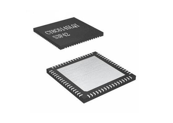 высокая эффективность IC микроконтроллера коркы M4F VFQFN68 РУКИ 150MHz CY8C6145LQI-S3F42