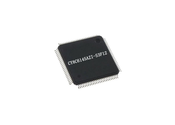 Микроконтроллер IC 100-LQFP обломока CY8C6145AZI-S3F12 интегральной схемаы трицатидвухразрядный