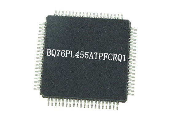 Автомобиль откалывает регулятор IC 80-TQFP батареи BQ76PL455ATPFCRQ1 многофункциональный