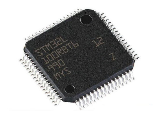 микроконтроллеры IC 64LQFP ядра обломока STM32L100RBT6 интегральной схемаы 32MHz одиночные