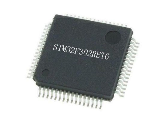 Микроконтроллеры ядра 72MHz коркы M4 STM32F302RET6 32Bit РУКИ LQFP64 одиночные откалывают