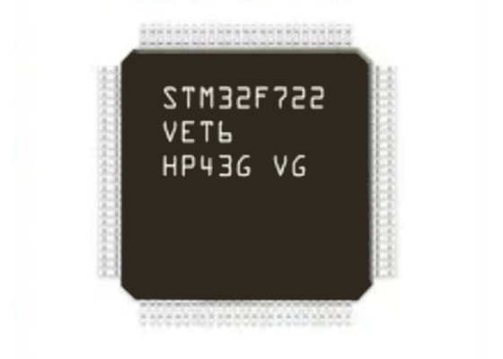 32BIT одиночная высокая эффективность IC LQFP100 микроконтроллеров ядра STM32F722VET6 512KB