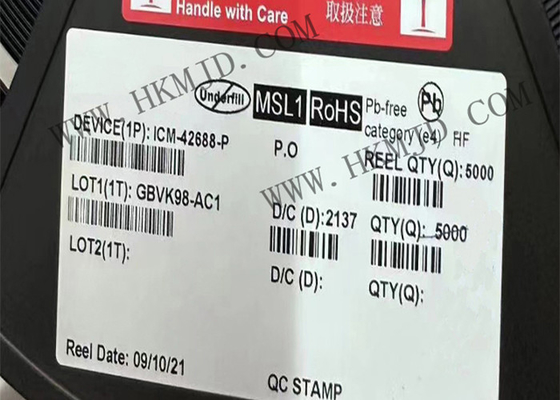 Датчик оси высокой точности 6 обломока ICM-42688-P интегральной схемаы вывел наружу LGA14